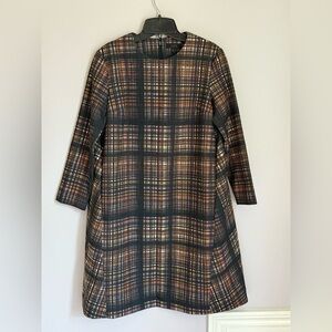 COS Check Patterned Shift Dress